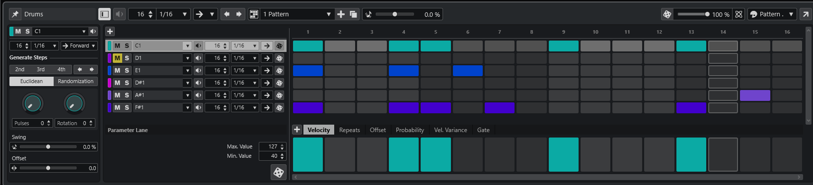 Drums in Cubase 14