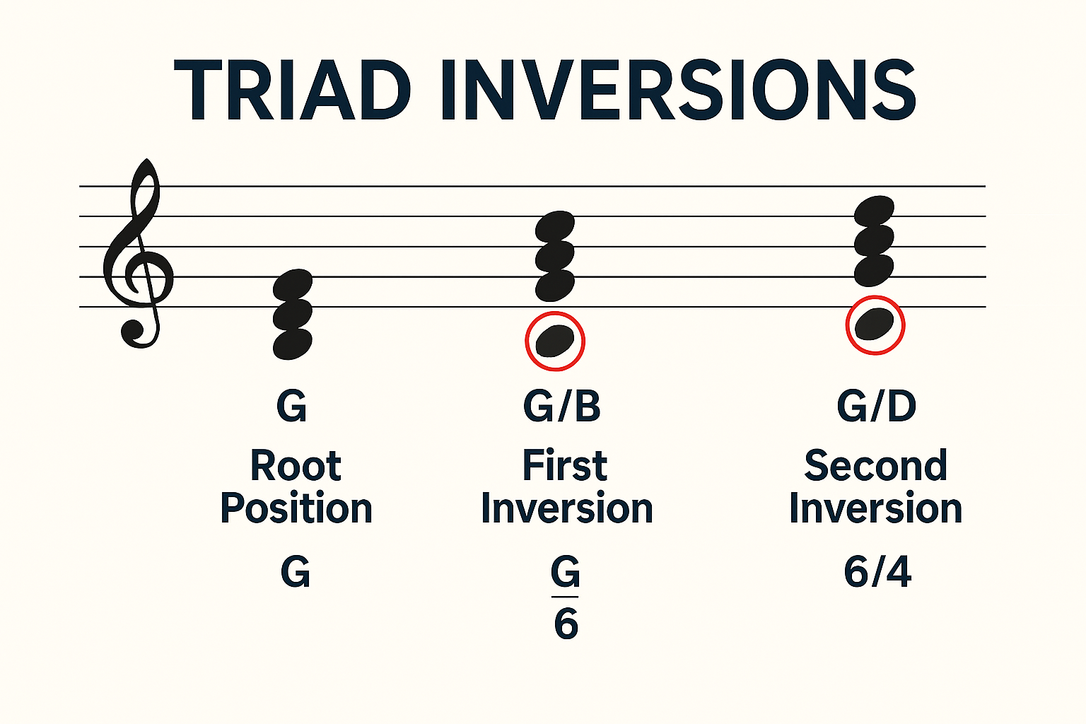 Triad Inversions (non-members)