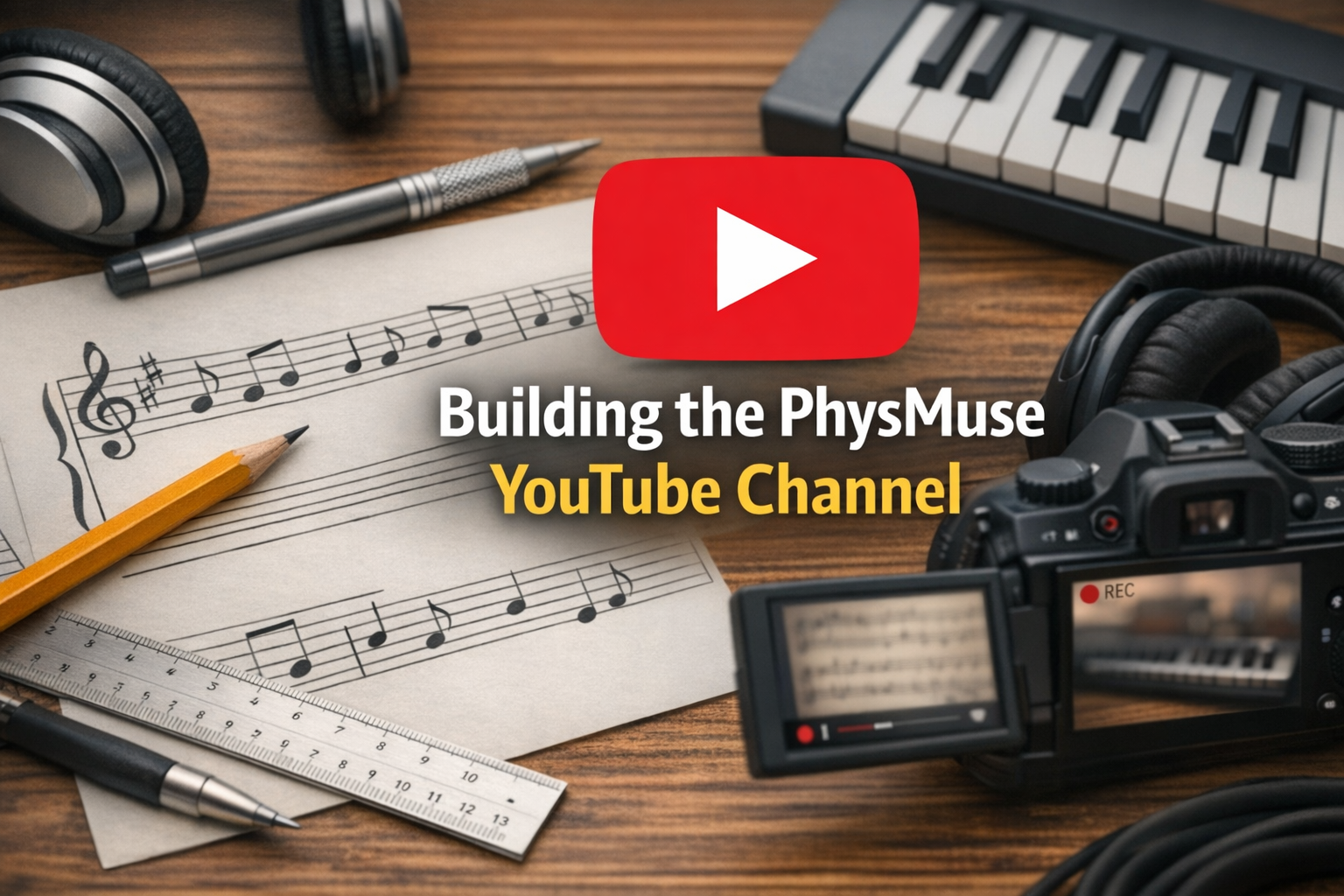 Building the PhysMuse YouTube Channel – From Short Score Videos to a Full Creative Ecosystem
